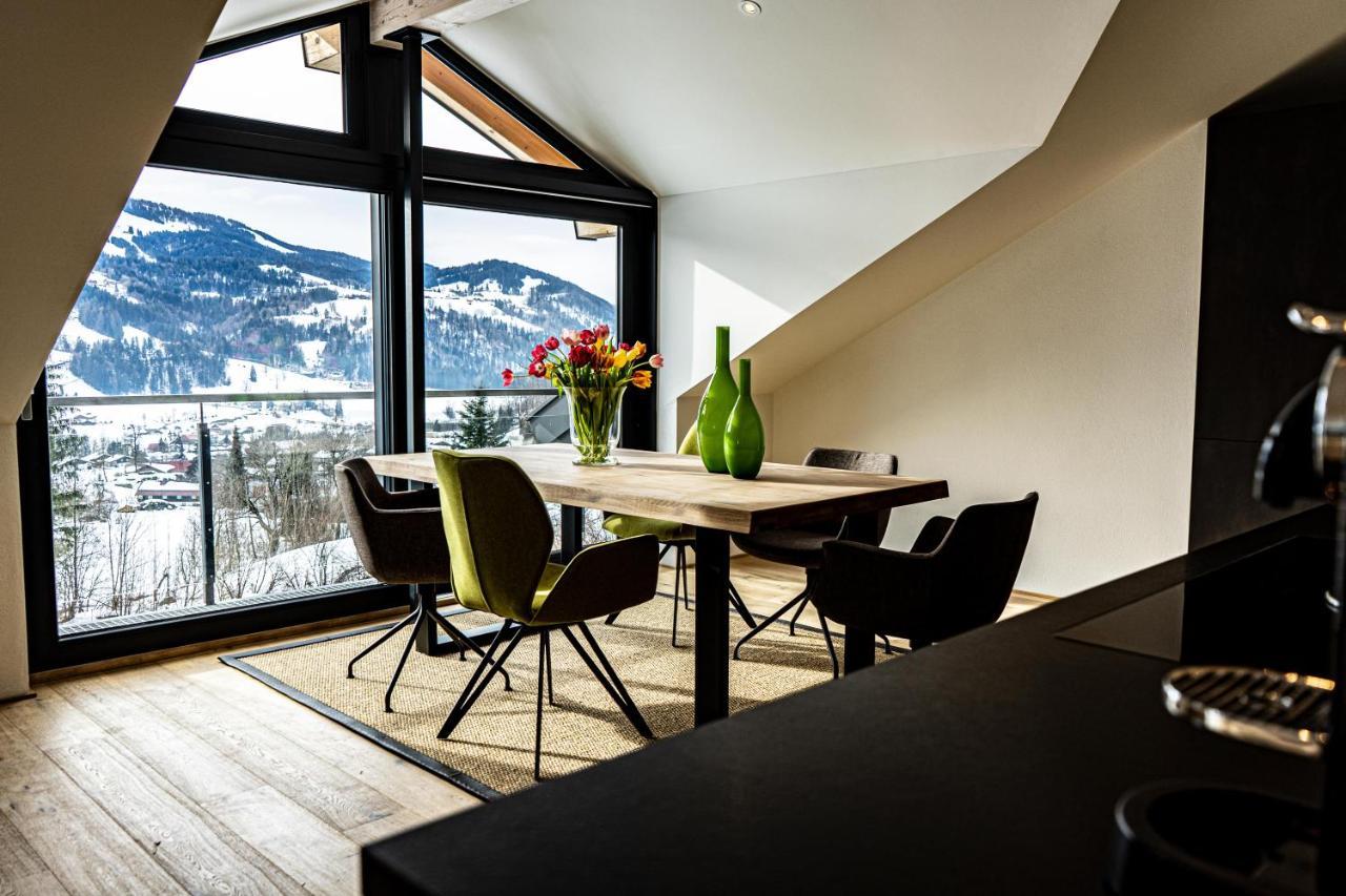 Alpenloft Ausblick Appartement Oberstaufen Buitenkant foto
